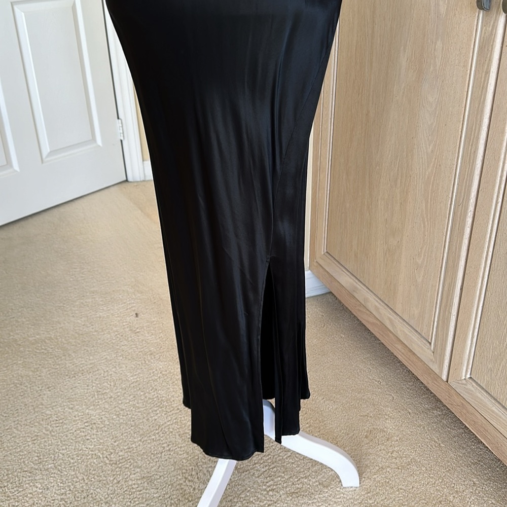 NWT DKNY Black Silk Dress - Picture 6 of 9